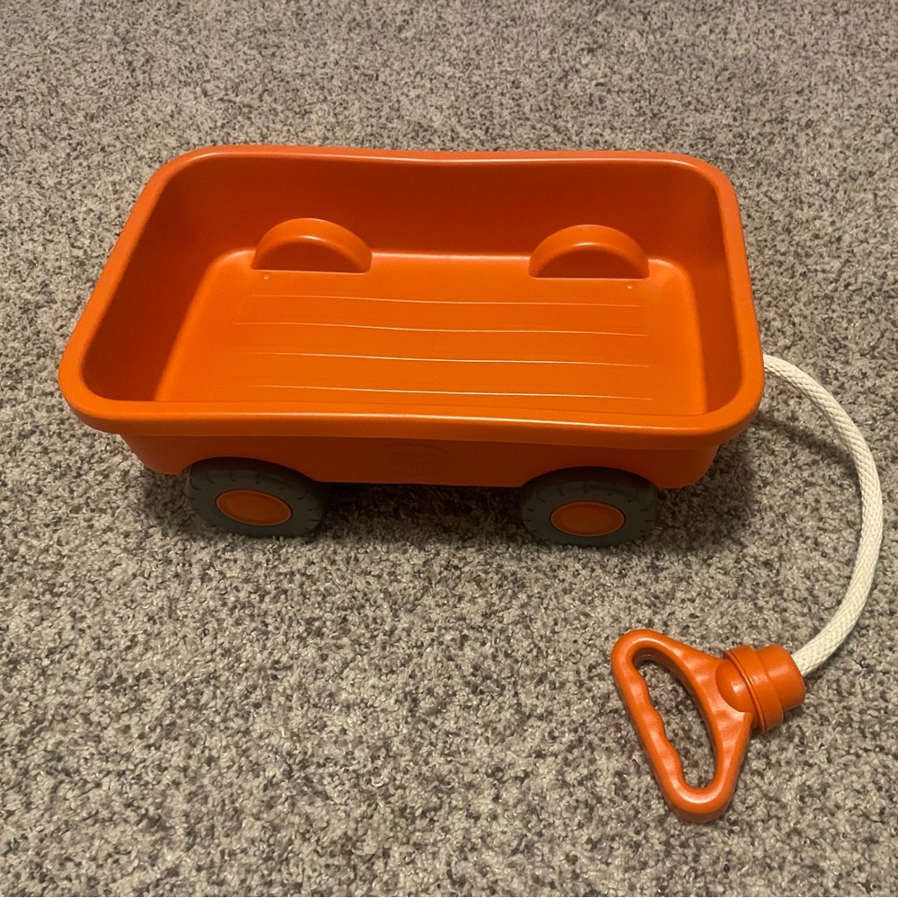 Green Toys Brand Orange Toy Wagon